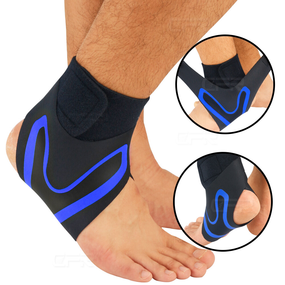 Foot Wrap Compression Sleeve Ankle Brace Support Plantar Fasciitis Pain Relief