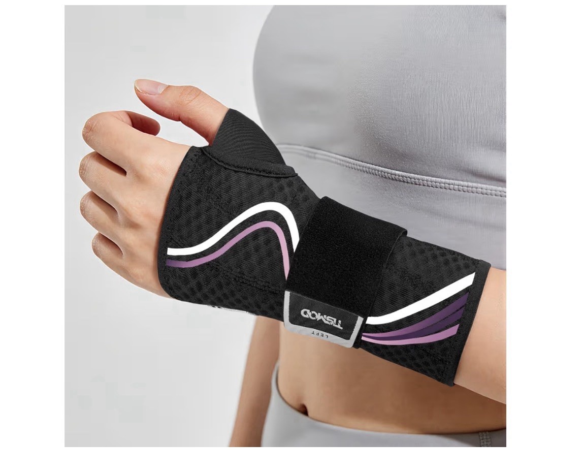 TISMOD Wrist Support Brace Night Splint Adjustable Left XS-M