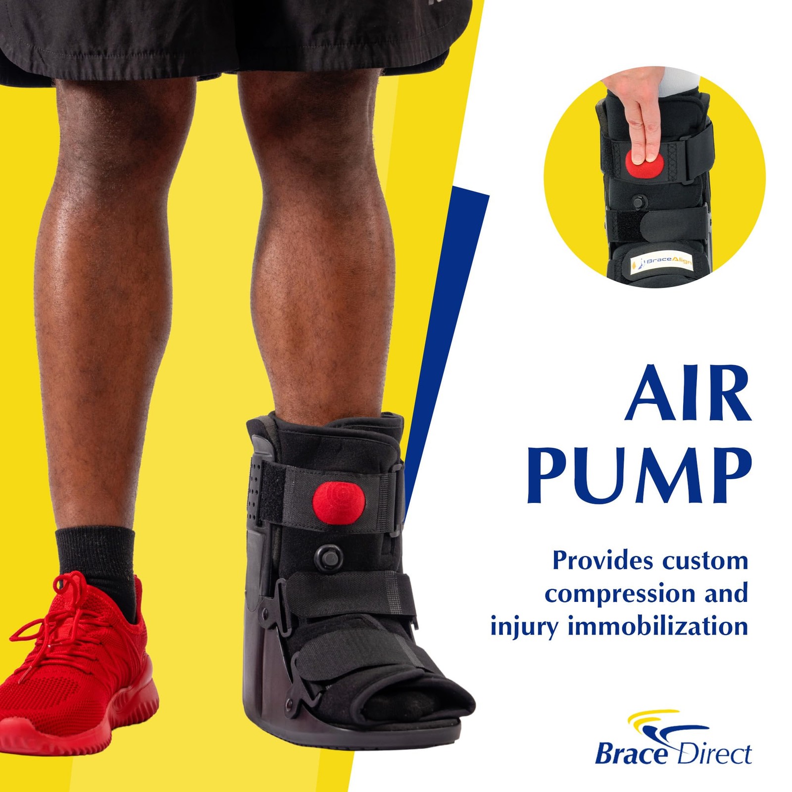 Air CAM Walker Fracture Boot Short – PDAC L4360/L4361 Walking Boot for Sprain…