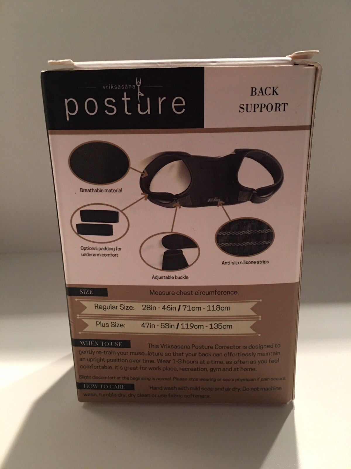 Vriksasana Posture Brace Size Regular New