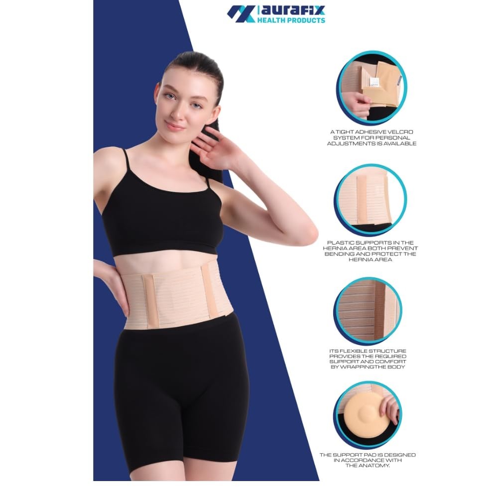 AURAFIX Abdominal Support Belt for Men & Women offering reliable stability, Reco
