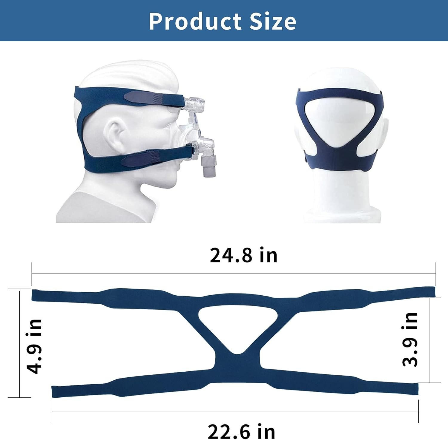 Universal Headgear Replacement Strap for Resmed/Philips Breathing Machine Gen…