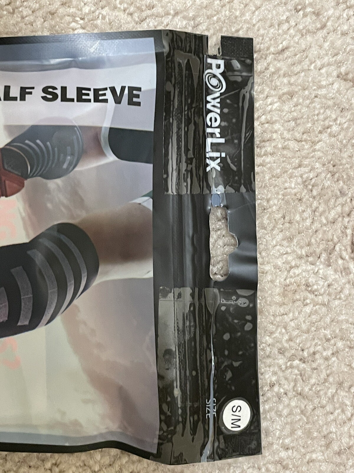 PowerLix Compression Calf Sleeve 1 Pair. Small Medium. Unisex.