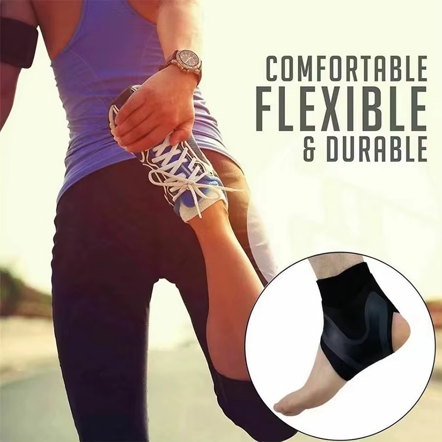 Ankle Brace Support Compression Sleeve Breathable Running Sports Foot Wrap