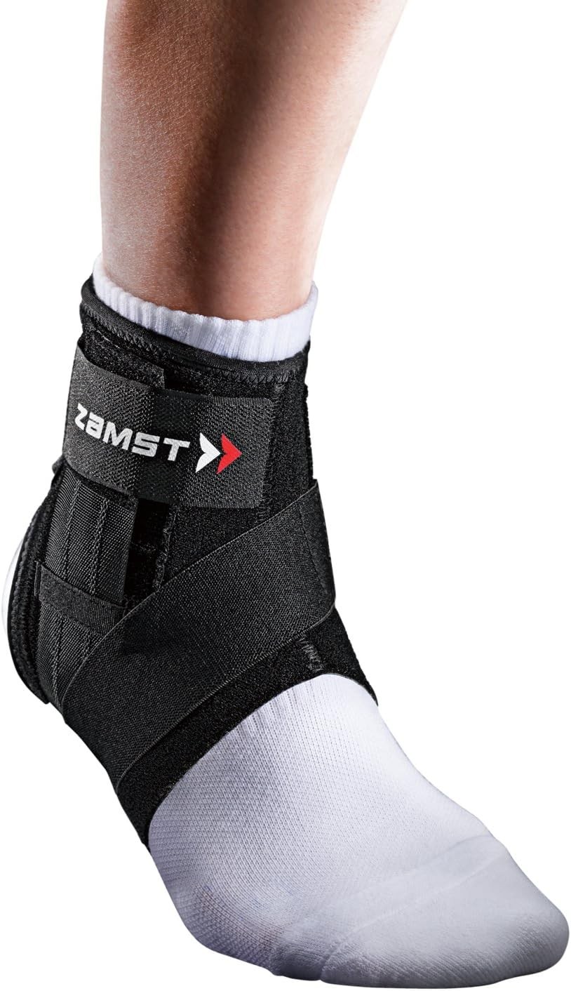 ZAMST A1 Short Ankle Support Brace Left S Black Sports Basketball Volleyball Te