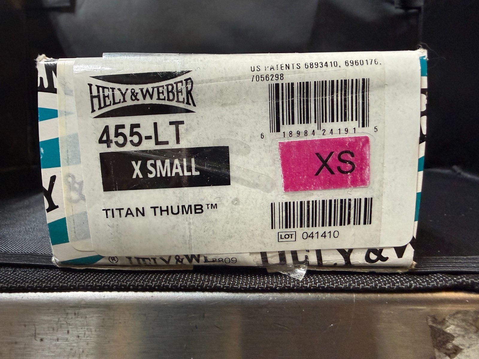 Hely & Weber XS Titan Thumb Wrist Brace 455-LT Black 618984241915 L3807/L3809