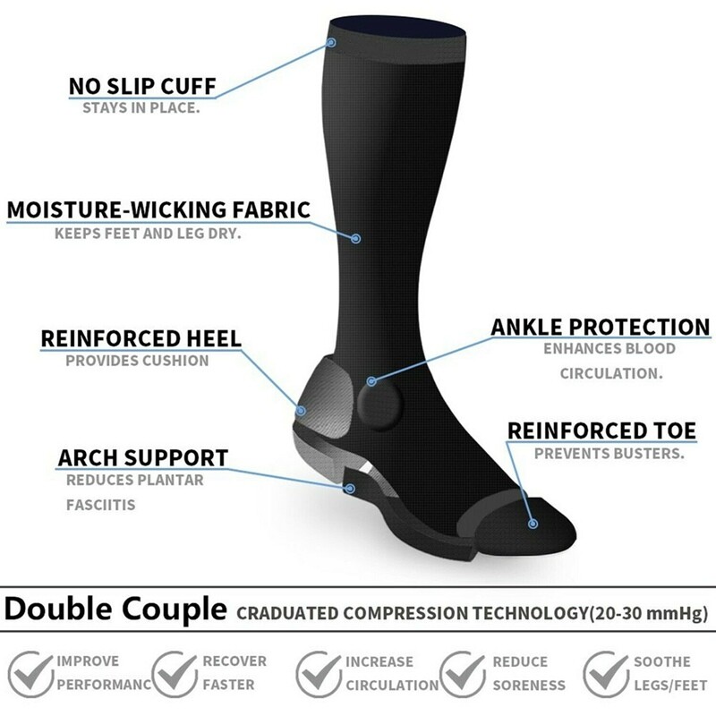 Compression Socks Hose Good Leg Support Stockings Leg Support Orthopedic Sport
