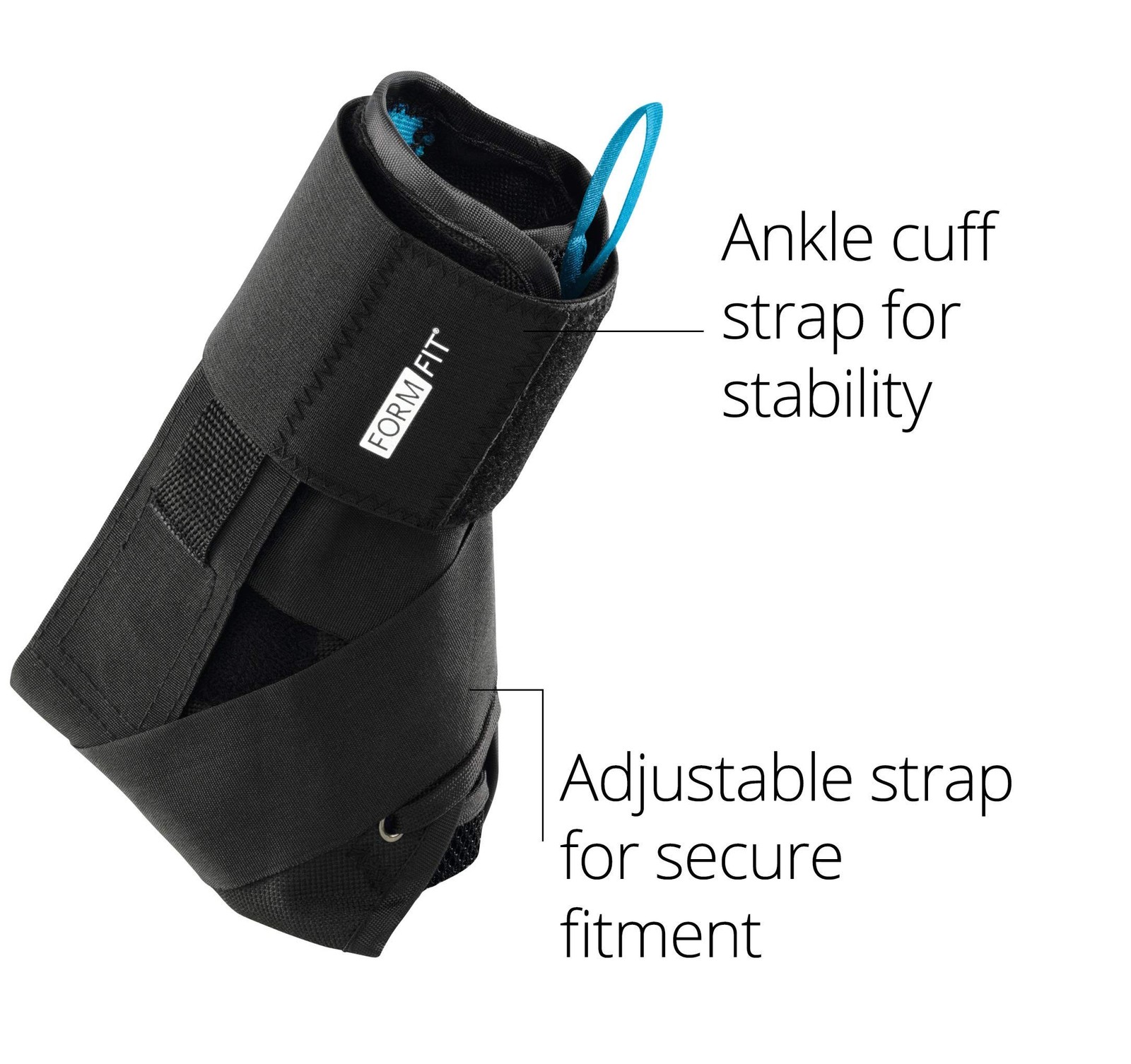 Ossur FormFit Ankle Brace with Speedlace & Figure 8 Straps | Single Pull Clos…
