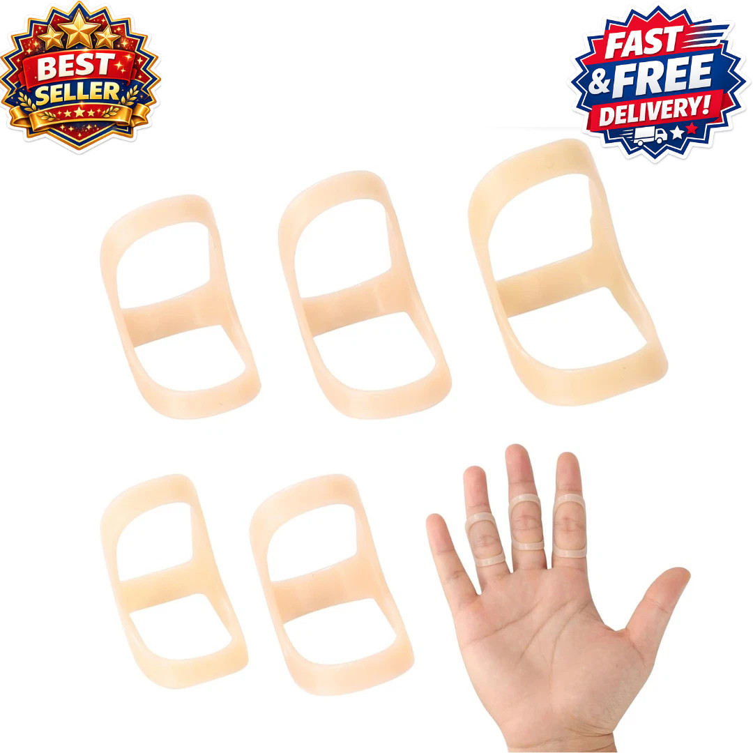 Oval Finger Splints, 5PCS Oval Trigger Finger Splint for Size 6,7,8,9,10..