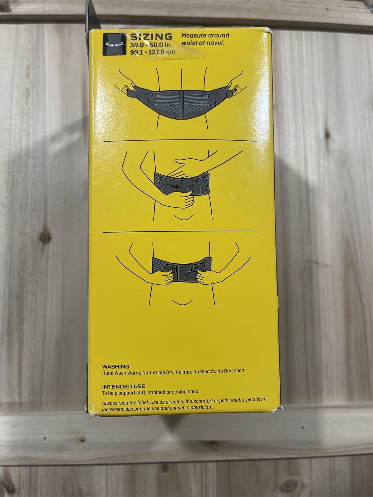 Futuro Brace Back Adjustable Large L /XL Cushion Pads Open Box