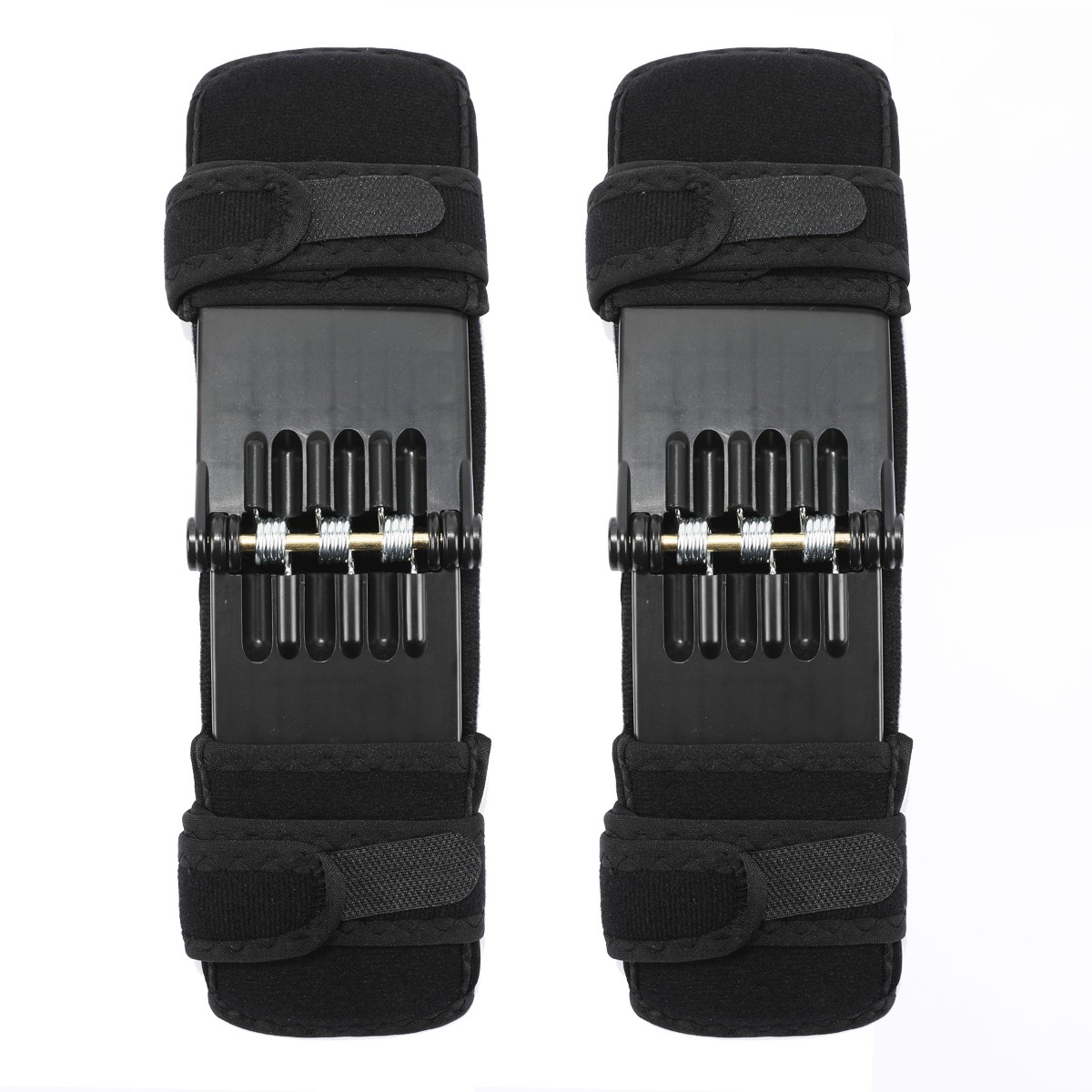 2x Joint Support Knee Pain Relief Braces Rebound Spring Force Protection Booster