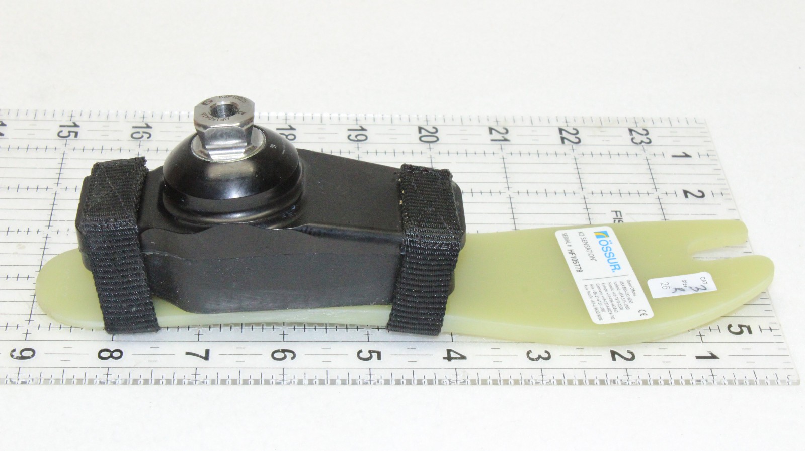 OSSUR K2 SENSATION PROSTHETIC SPLIT TOE FOOT ANKLE SYSTEM ~ RIGHT Sz 26 CAT 3