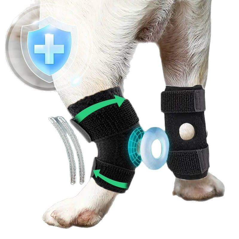 Dog Leg Brace Front Wrist or Carpal Support, Canine Dogs Brace Compression Wraps