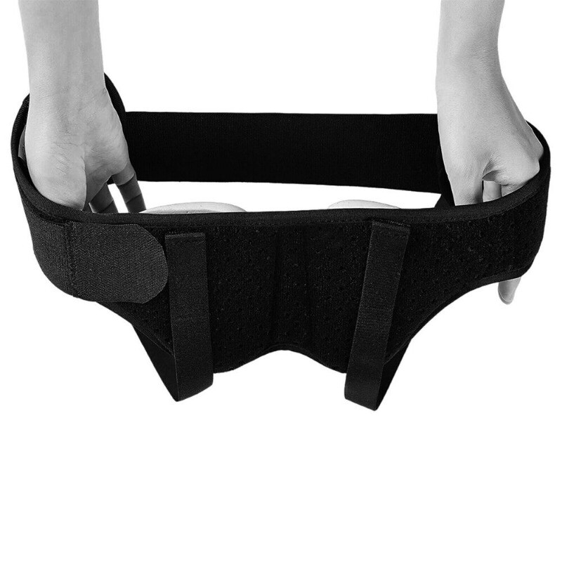 INGUINAL HERNIA TRUSS BELT FOR MEN SINGLE / DOUBLE GROIN SUPPORT HERNIAYN 1PC
