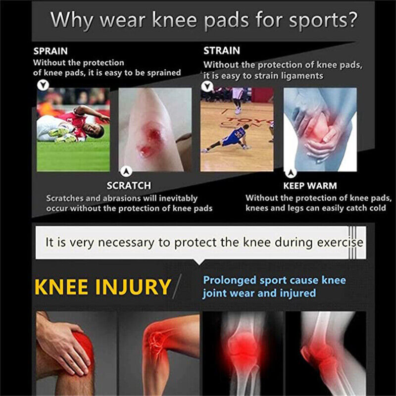 Knee Patella Support Brace Adjustable Sleeve Sports Wrap Brace Knee Protector US