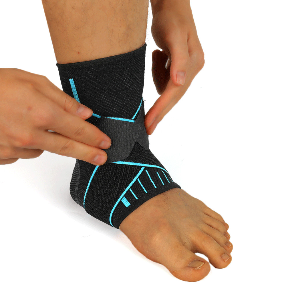 Sports Ankle Brace Compression Support Sleeve Achilles Tendon Ligament Sprain DS