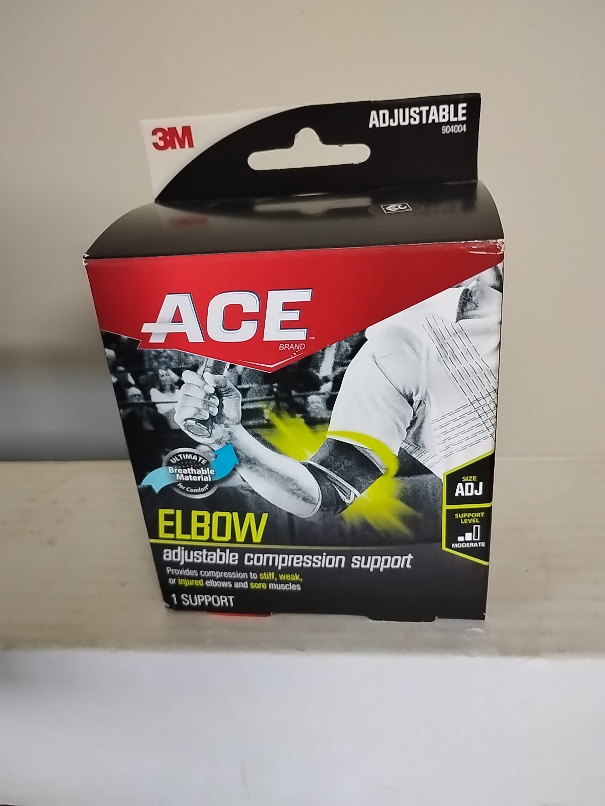 ACE Elbow Support 904004, Adjustable compression support Brand New Box # 4