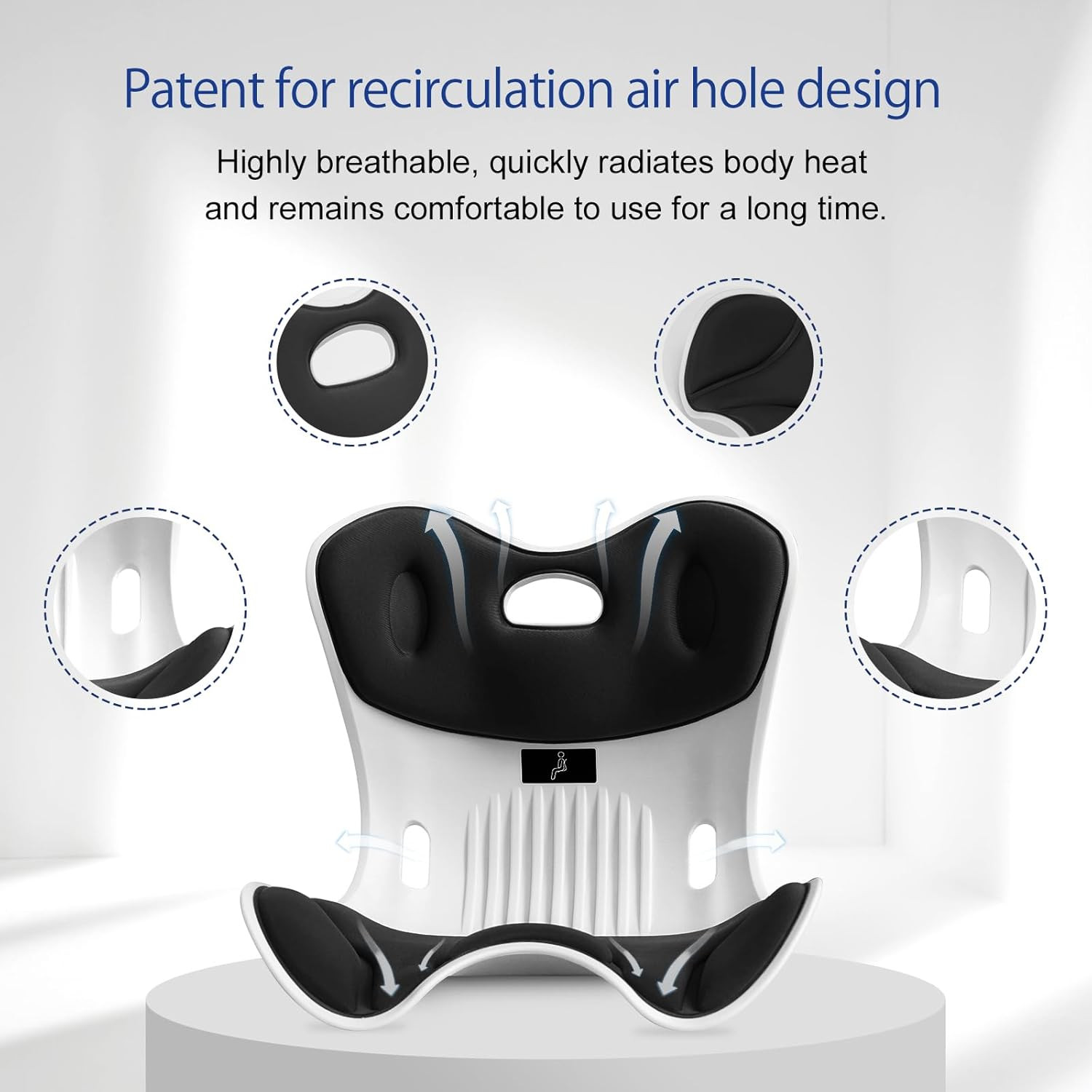 Ergonomic Back Support Office Chair Posture Correction Back Tailbone Pain Relief
