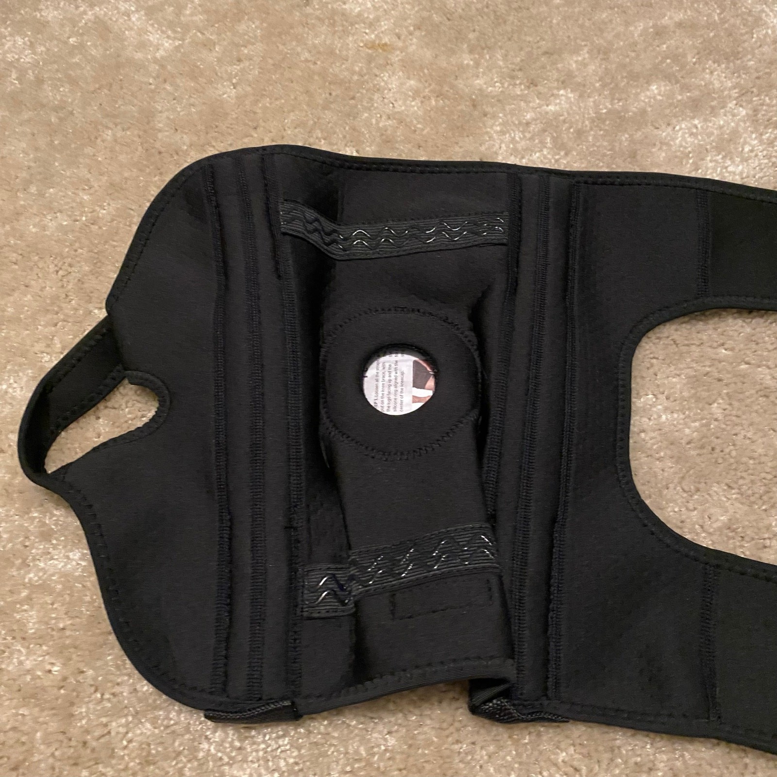 New Fit Geno 3-in-1 Hinged Knee Brace in Black Size Large Black Open Box