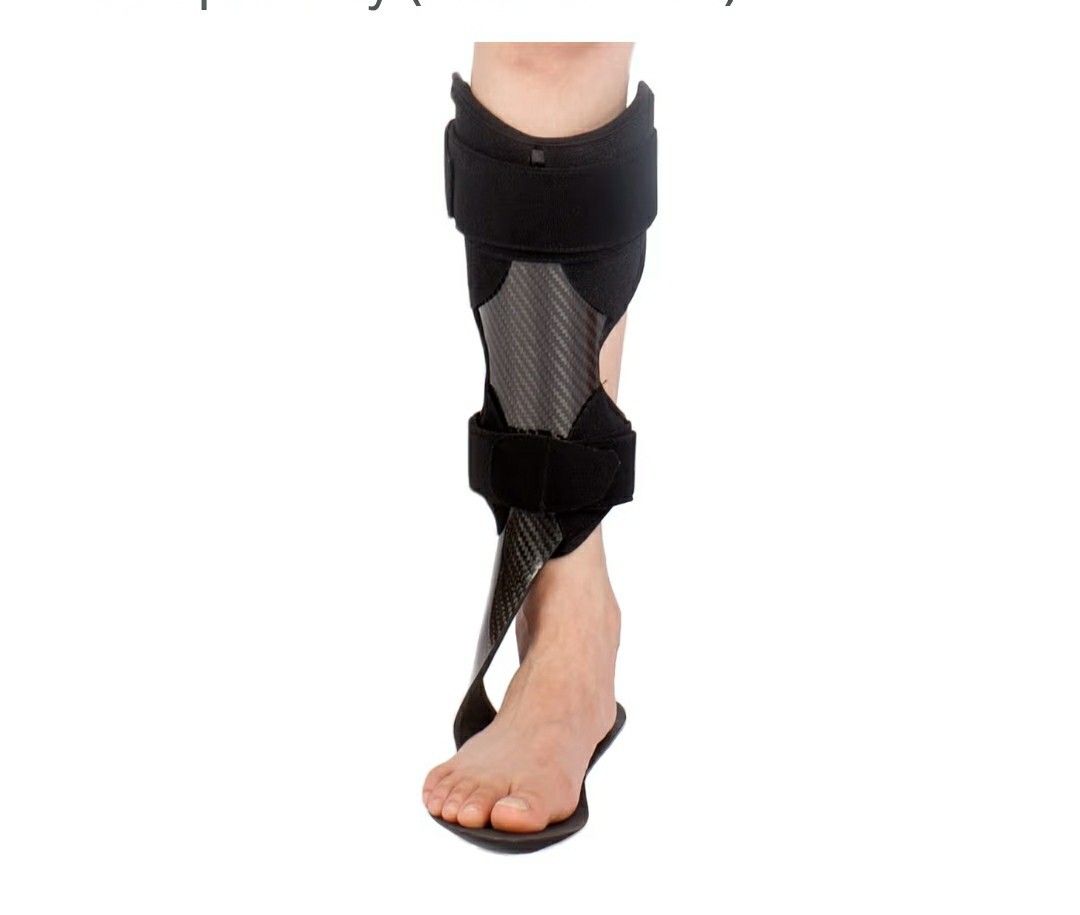 Carbon Fiber AFO Brace Right Large Foot Drop Orthosis Ankle Support US 10.5