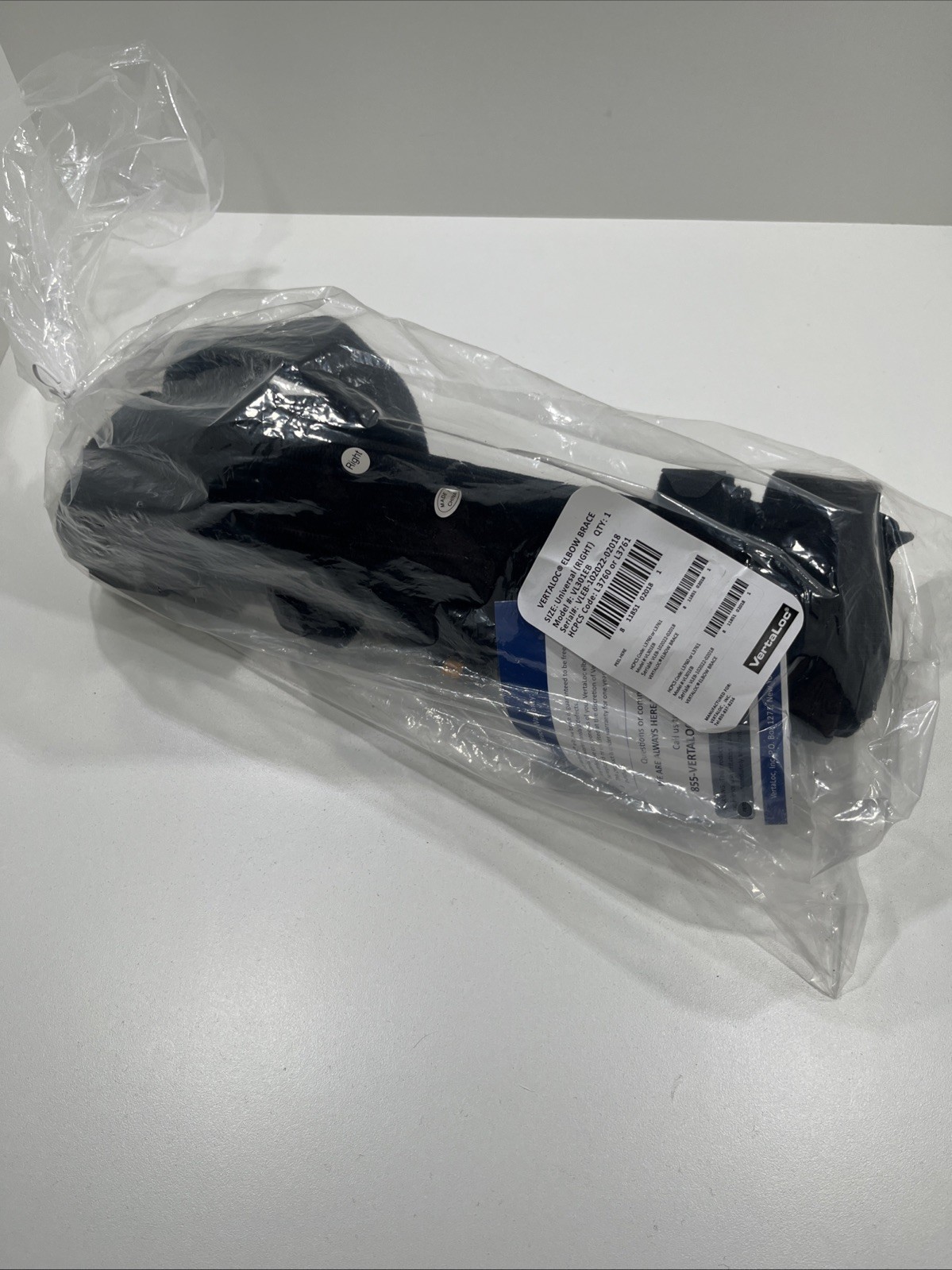 VERTALOC Elbow Brace Size: Universal RIGHT VL301EB L3760 L3761- NEW in Package