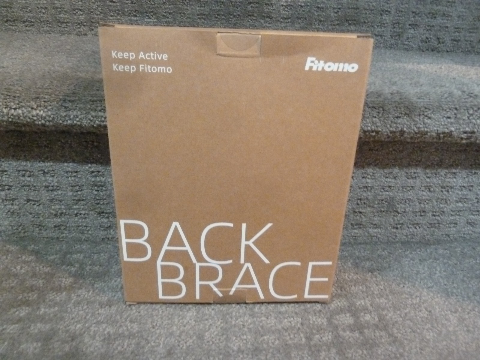 Fitomo Back Brace Hook And Loop Adjustable XL Black BR5BBXL-1 BRAND NEW SEALED
