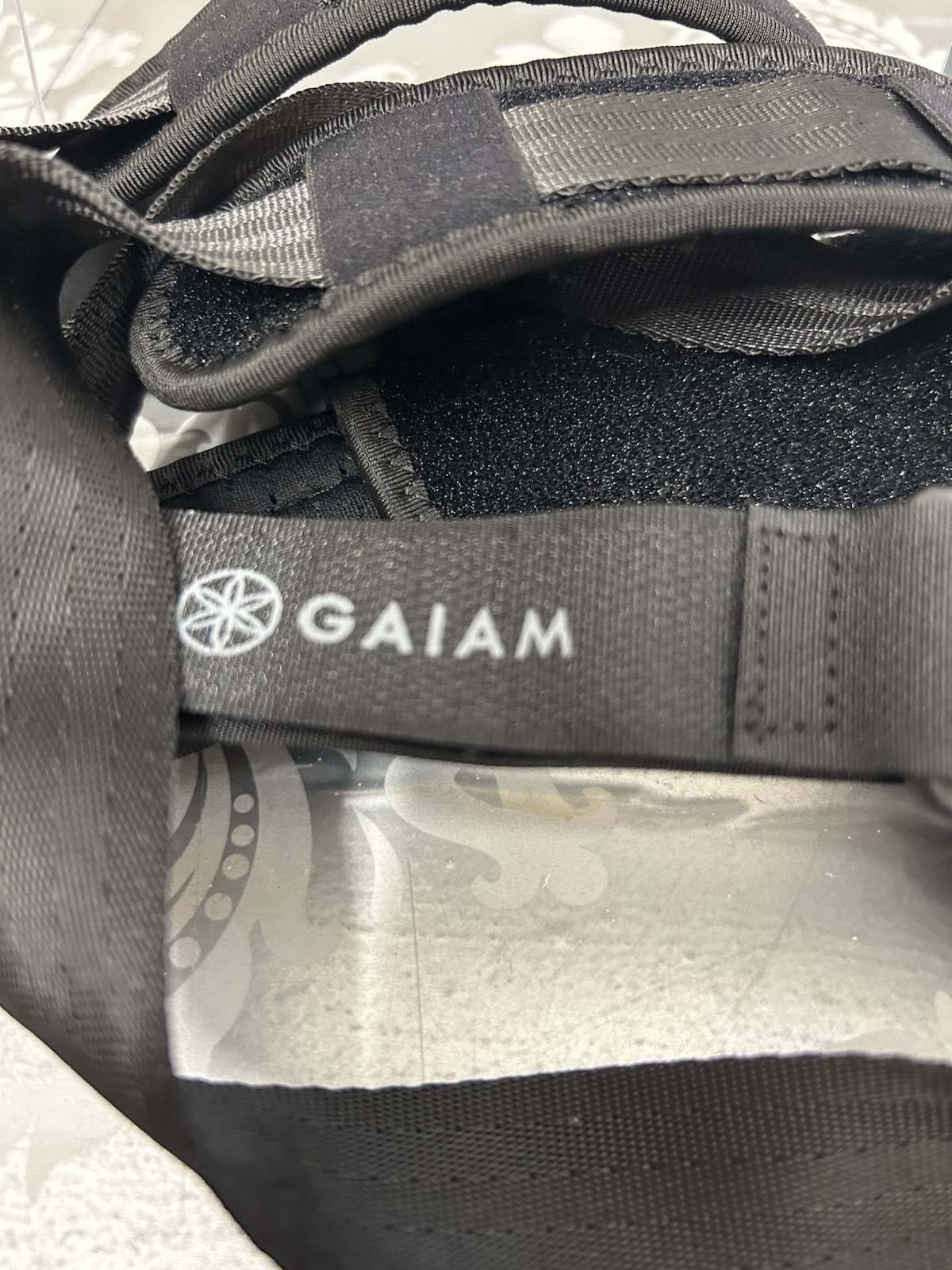 Gaiam Restore Posture Corrector Back Stretcher One Size Fits Most Black