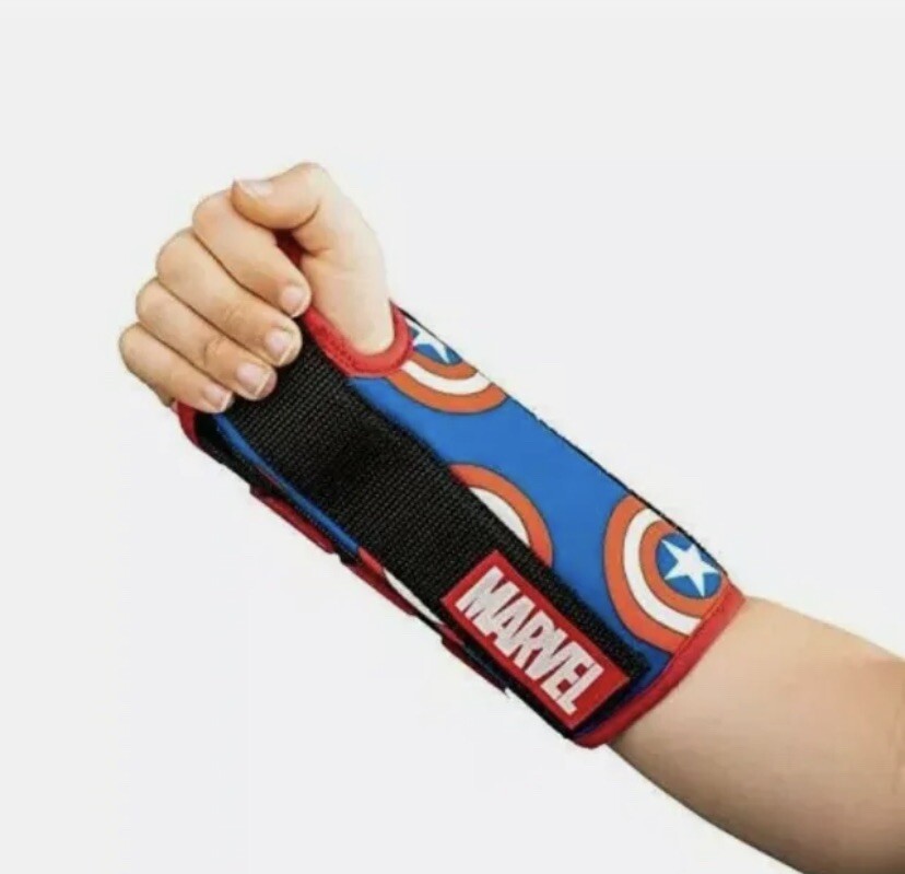 New DonJoy Advantage Comfort Wrist Brace Left Youth Featuring Marvels Captain