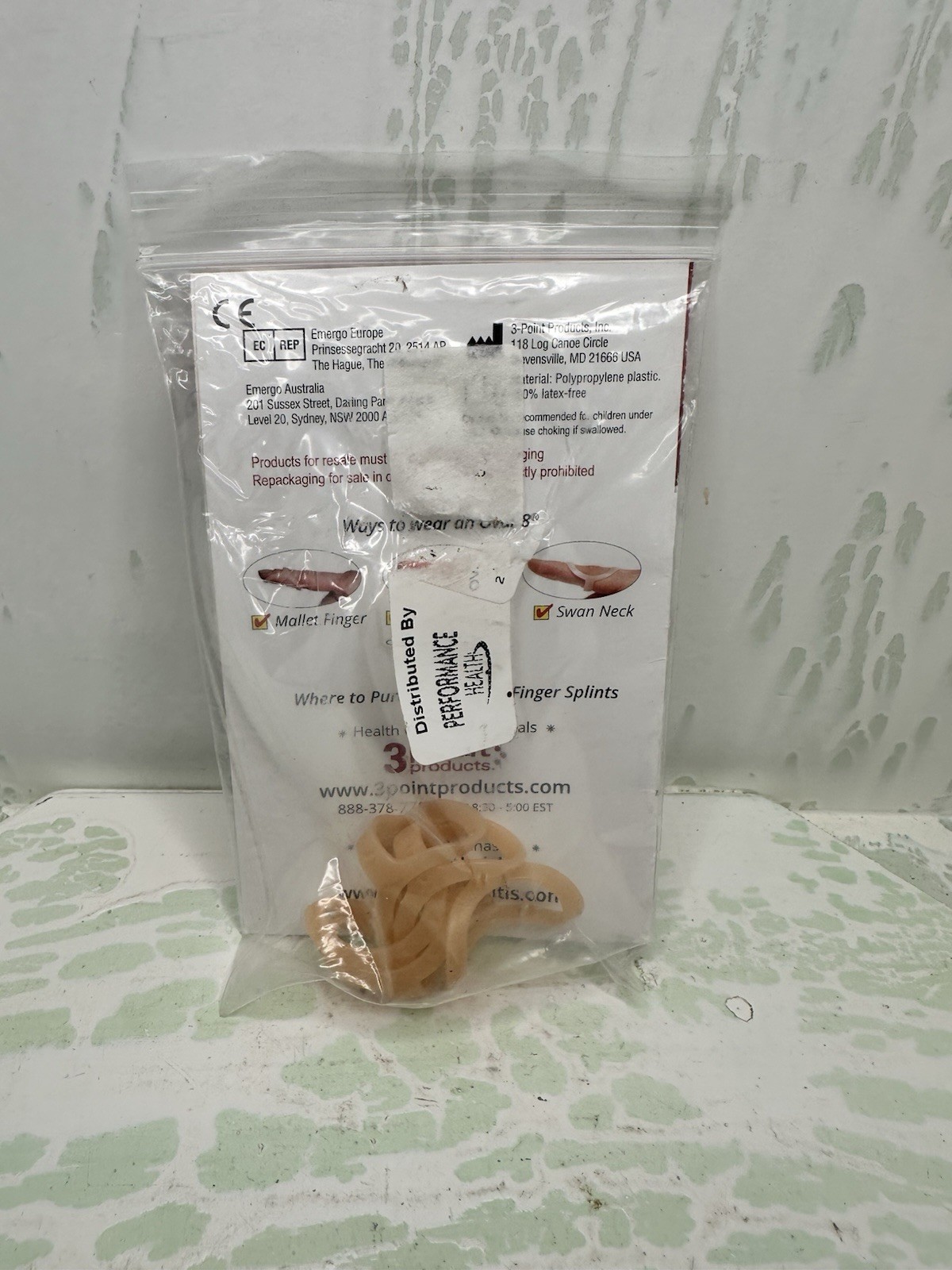 3pp Oval-8 Finger Splints (5 Pack Refill Kit) New