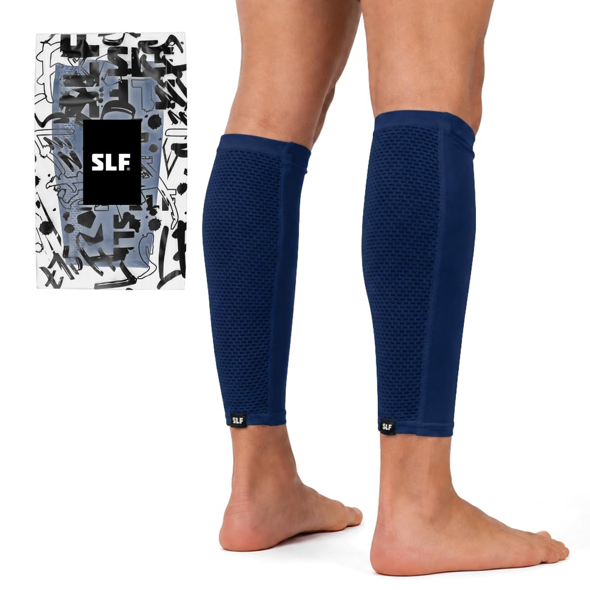 Hue Navy Calf Sleeves X-Large,