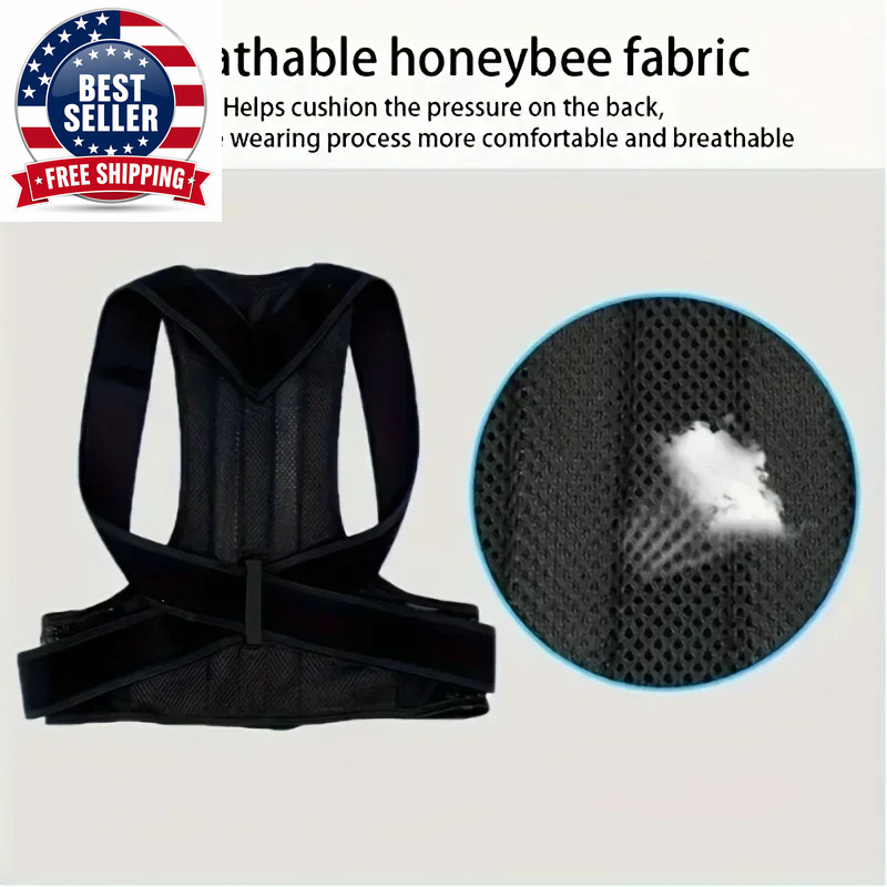 Humpback Corrector for Adult Men, Invisible Straight Back Posture Belt, Corrects