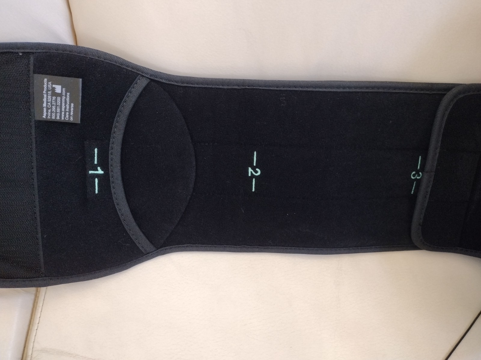 Aspen Medical Acute TLSO Lower Spine Lumbar Back Brace Adjustable One Sz 501221