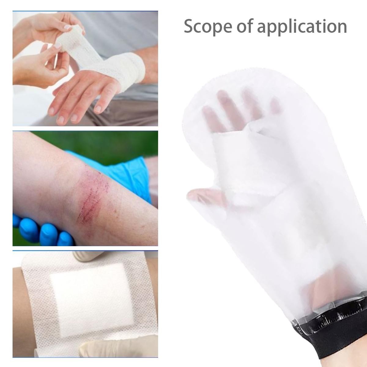 Adult Hand Cast Cover Waterproof for Shower Bath Injury Protection 38x24cm