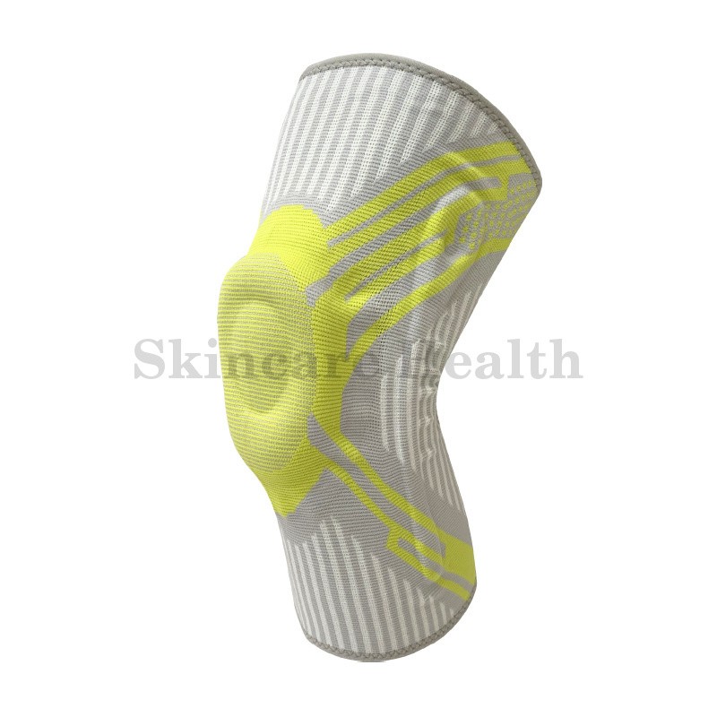Compression Knee Brace Gel Patella Pad Spring Stabilizers for Sports Protection