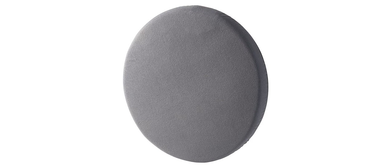 HealthSmart 360 Degree Swivel Seat Cushion, Chair Assist 15 Diameter, Gray