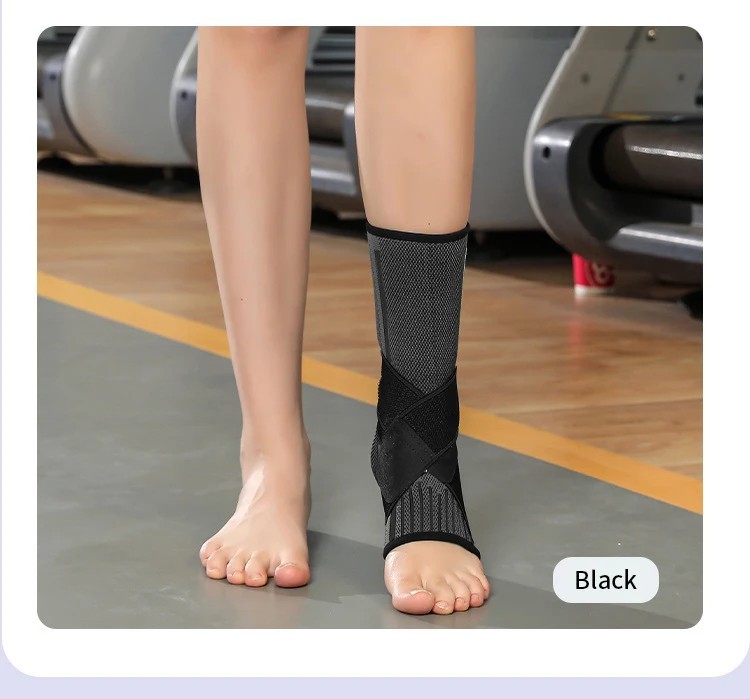 Elastic Ankle Brace Protector Sports Gym Fitness Support Belt.