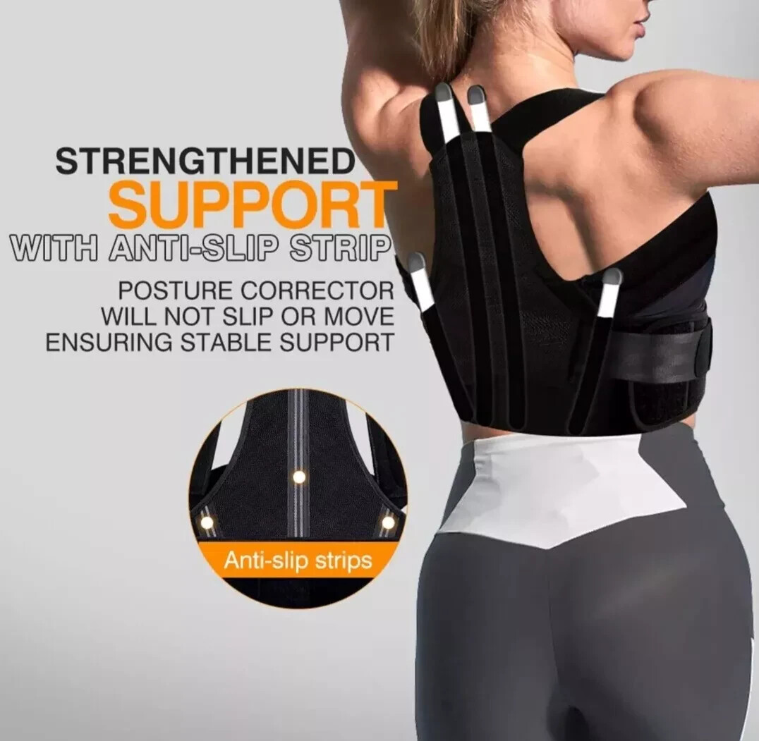 Maloow Posture Corrector for Men and Women, Size L – Black