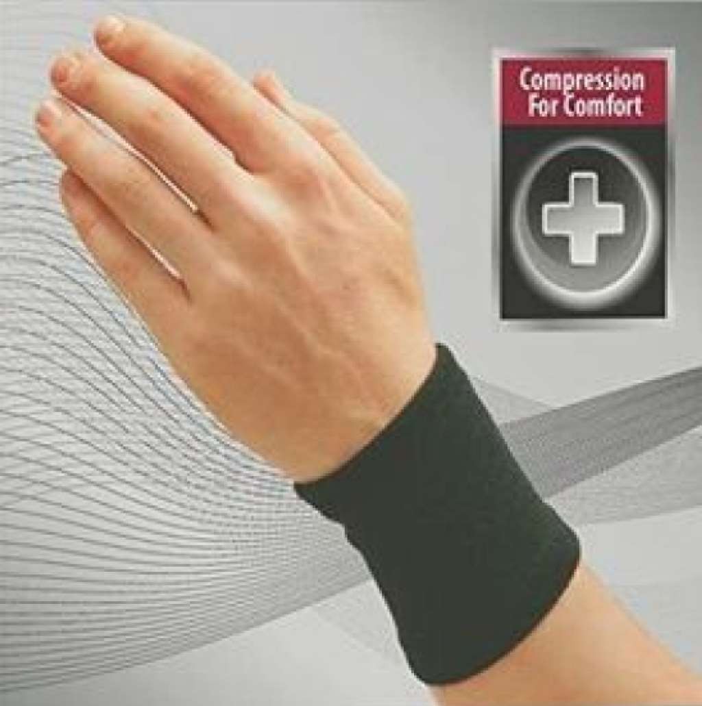 Curad Large Performance Series Wrist Band Elastic Black