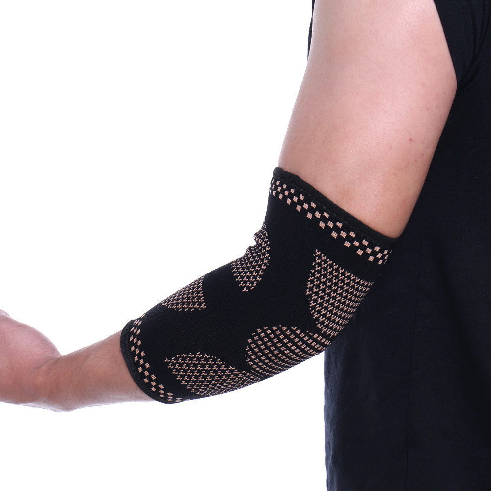 Compression Elbow Sleeves Copper Infused – Elbow Support Brace Joint Pain Relief