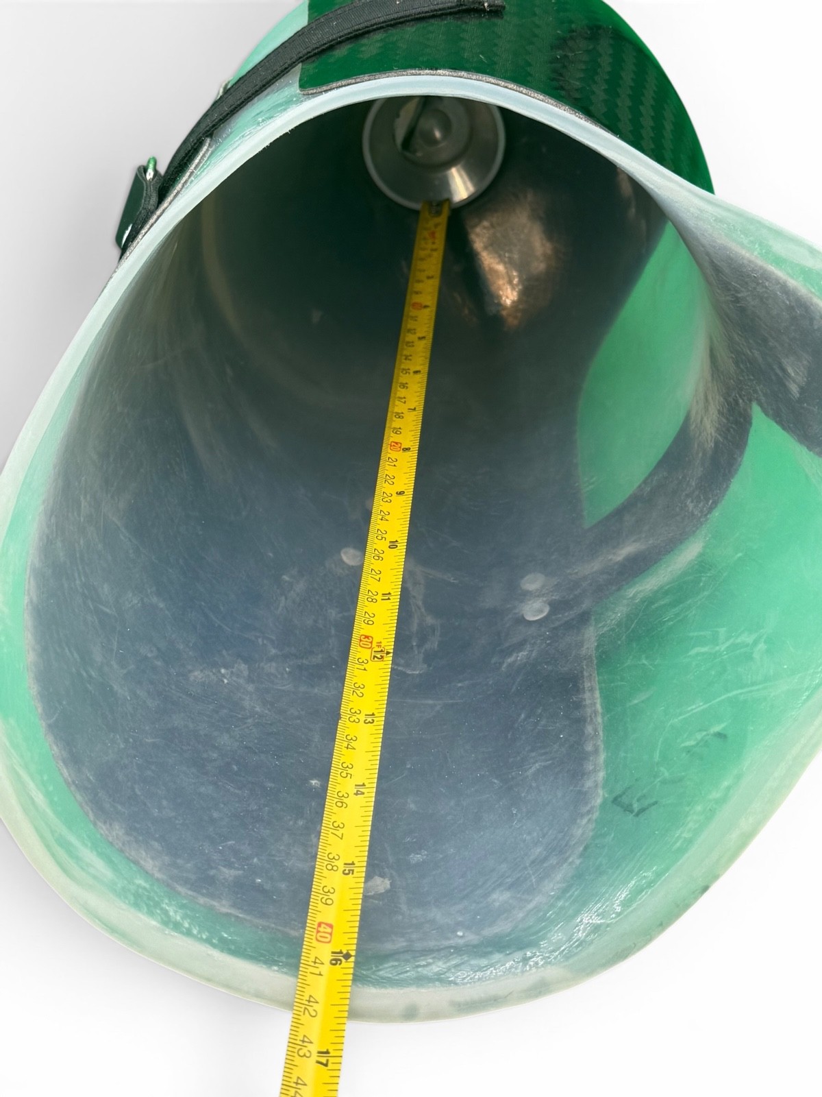 Left above knee prosthetic socket. Not for medical use.