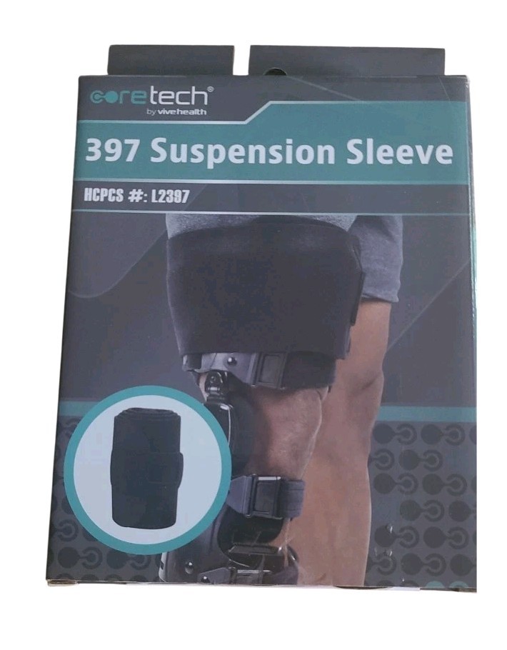 NEW CoreTech 397 Suspension Sleeve #L2397 Black One Size Use With Knee Brace