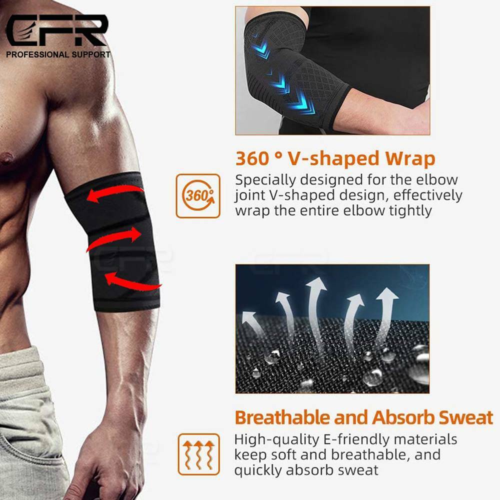 Tennis Elbow Brace Compression Support Sleeve Arthritis Tendonitis Joint Pain
