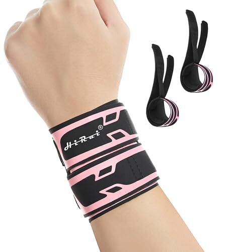 Wrist Brace Wrist Wrap for TFCC Tears, Ultra-thin Compression Pink, 2 Pack