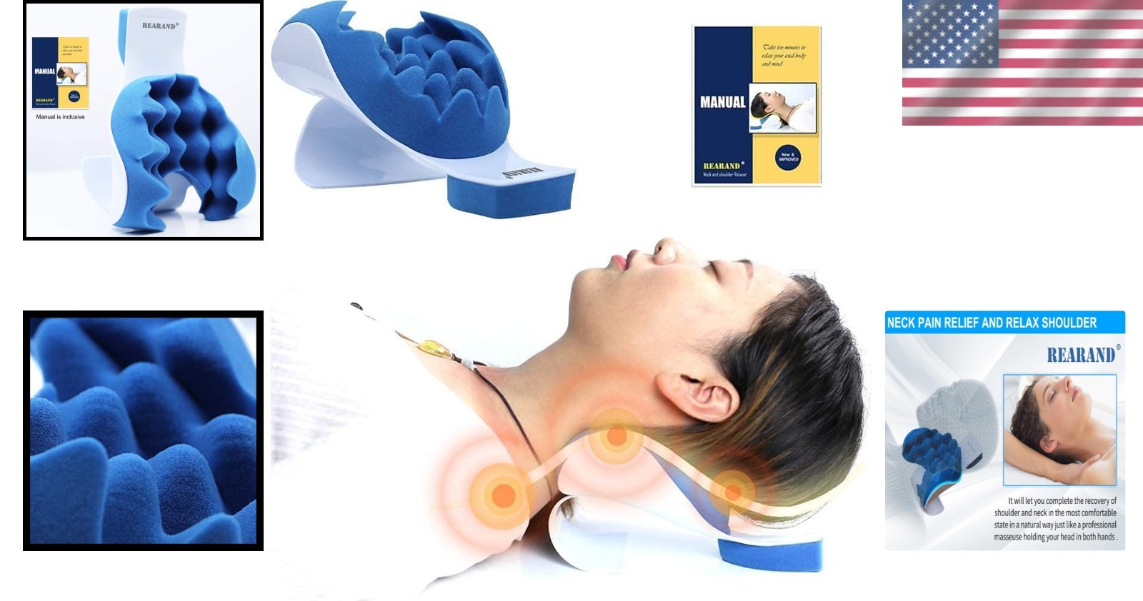 Memory Foam Neck Stretcher – Pain Relief and Insomnia Solution for All Occasions