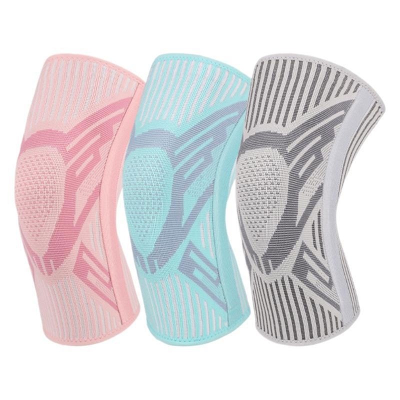 Breathable Stretchy Knit Knee Support Sleeve for Running Basketball Volleyballs