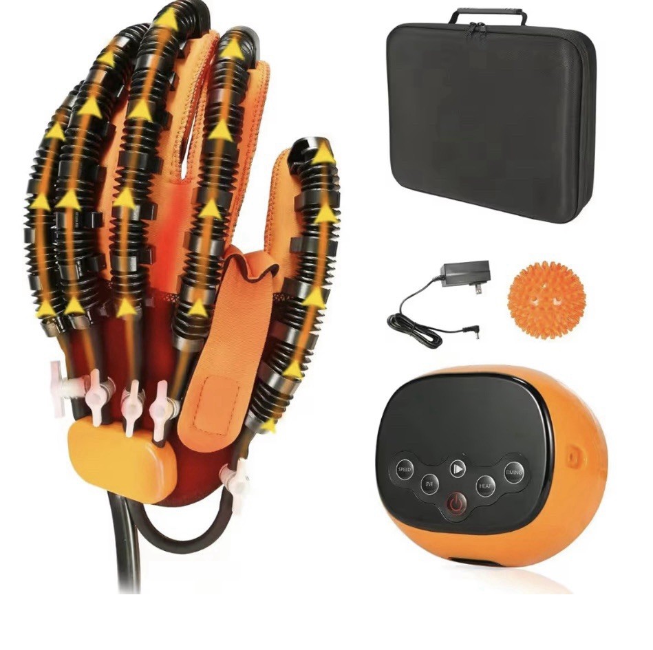 Rehabilitation Robot Glove Stroke Arthritis Recovery XL LEFT Heat