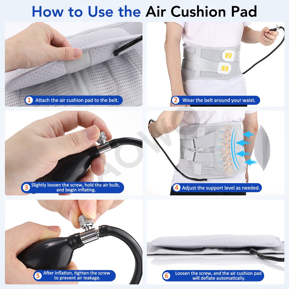 Medical-Grade Lumbar Support Belt for Back Pain Relief with Steel Plates、M-XXL