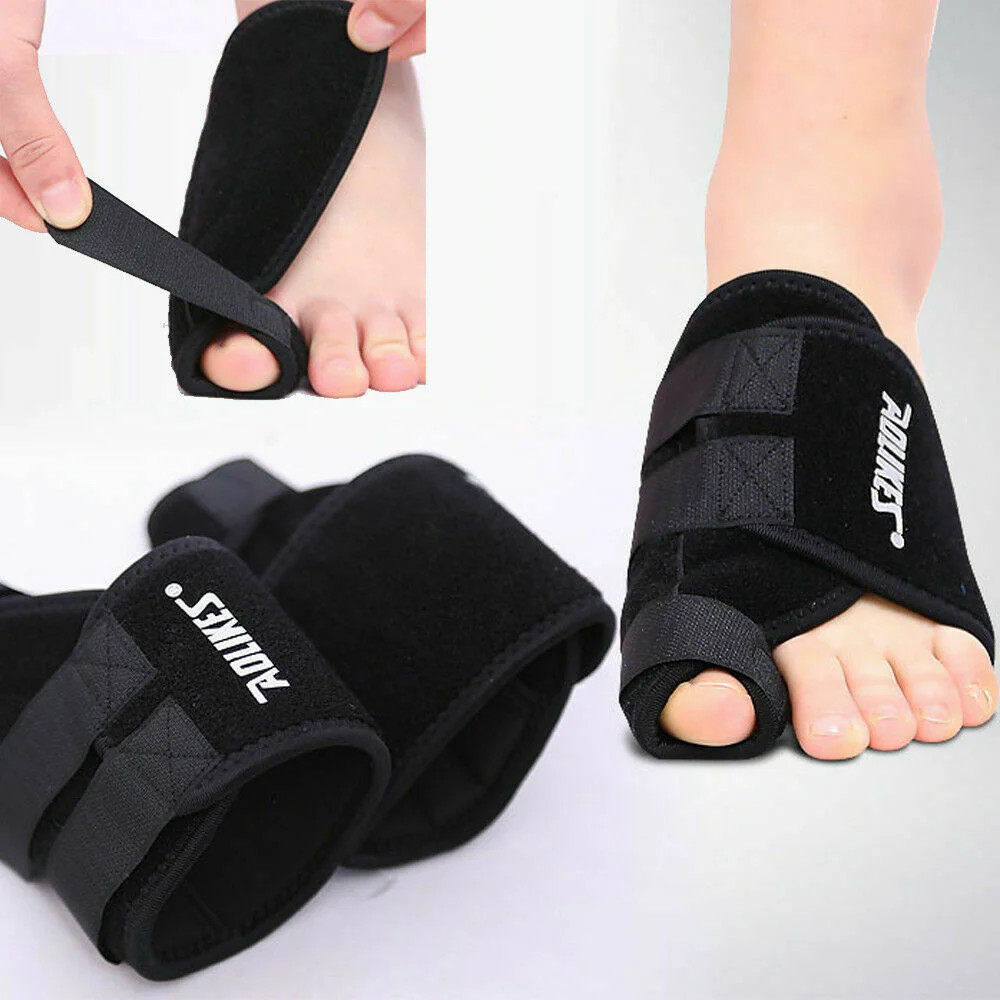 Toe Correction Thumb Tape, Adjustable for Home Travel (Black)