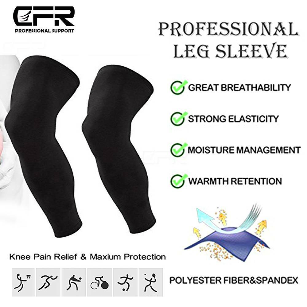 Leg Brace Thigh Knee High Compression Sleeve Socks Support Pain Relief Men Women