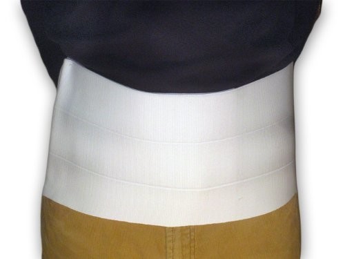 AT Surgical Breathable High Quality Abdominal Binder with 3 Panels 9″ Wide